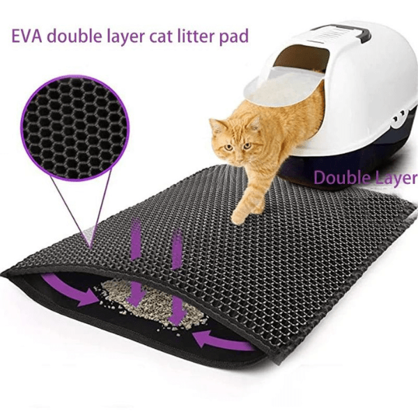 Waterproof Cat Litter Mat (Double Layer)